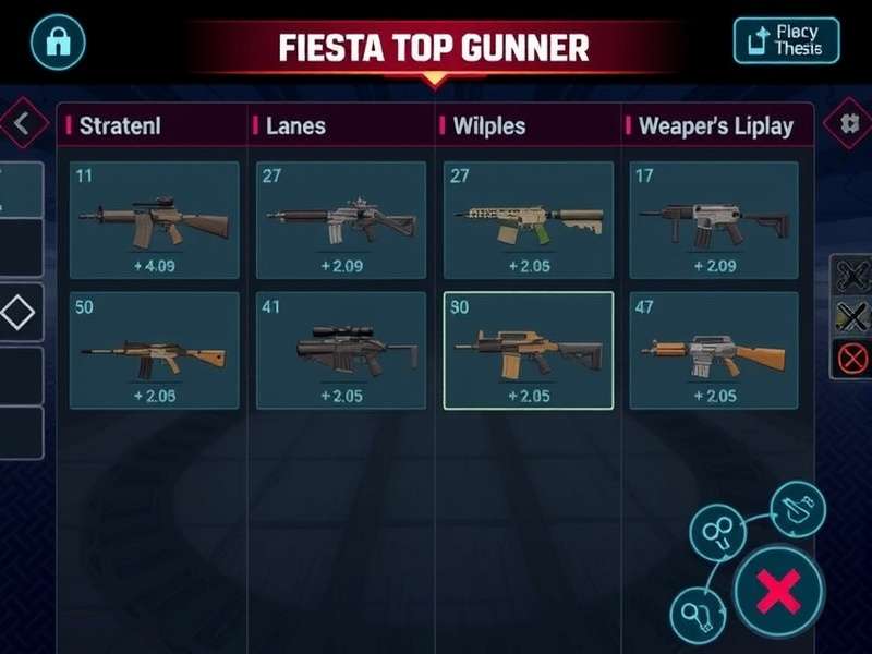 Fiesta Top Gunner Gameplay Screenshot